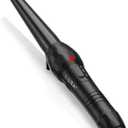 1/2-1 Inch Ceramic Small Tapered Curling Wand for Short Hair, Curling Iron | 13-25mm Small Barrel for Natural Curls & Soft Waves, 410°F/320°F Dual Heat Settings, Dual Voltage