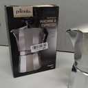 Primula Classic Stovetop Espresso and Coffee Maker, Moka Pot for Italian and Cuban Caf Brewing, Greca Coffee Maker, Cafeteras, 9 Espresso Cups, Silver