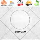 Royal Shade 12' x 16' White Rectangle Sun Shade Sail Canopy Outdoor Patio Fabric Shelter Cloth Screen Awning - 95% UV Protection, 200 GSM, Heavy Duty, We Make Custom Size
