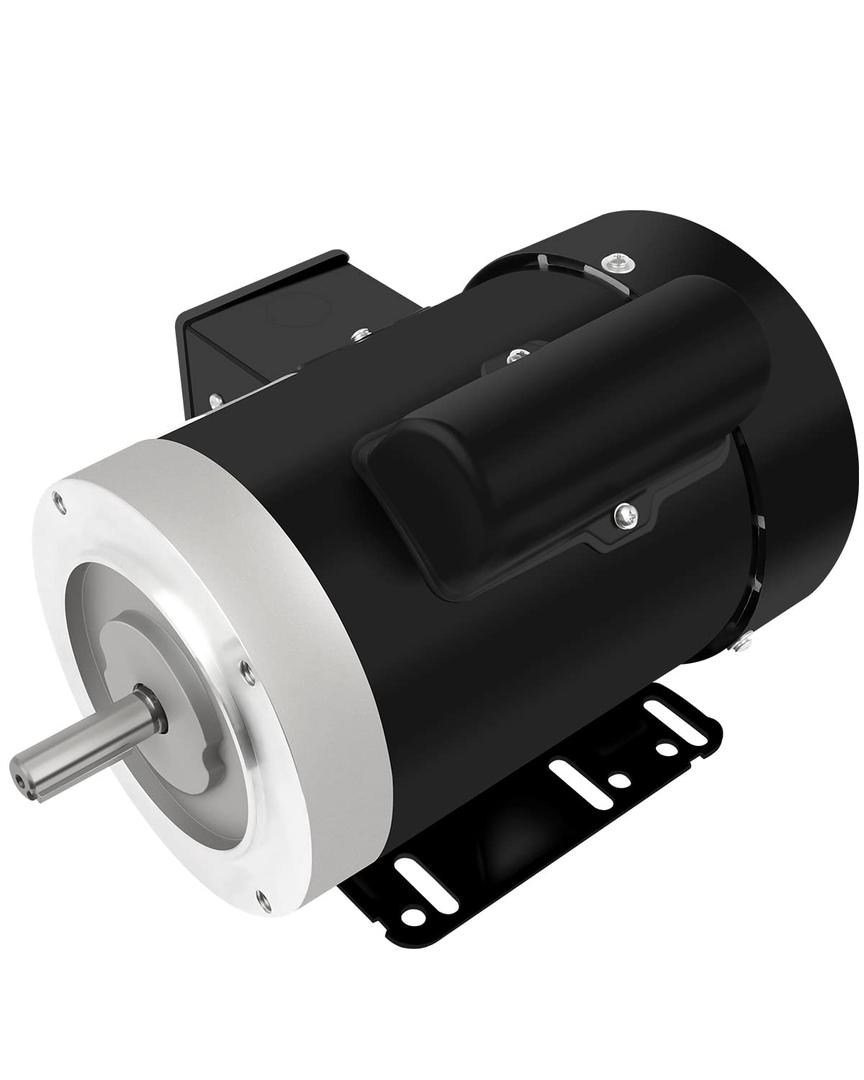1/2HP Electric Motor Single Phase,1750RPM, 5/8" Shaft Diameter CW/CCW, TEFC 60HZ 115/230V General Purpose Motor