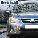 X AUTOHAUX Gold Tone Aluminum Alloy Front Bumper Trailer Ring Eye Towing Tow Hook Screw for Subaru Impreza WRX BRZ