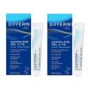 Differin Acne Treatment Gel, 180 Day Supply, Retinoid Treatment for Face with 0.1% Adapalene, Gentle Skin Care for Acne Prone Sensitive Skin, 45g Tube, Pack of 2