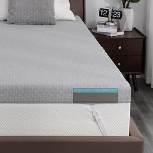 Firm Mattress Topper 3 Inch Twin, Extra Firm to Firm Reversible Mattress Pad for Back Pain Relief, High-Density Memory Foam Bed Topper with Removable Cover, No Smell, CertiPUR-US Certified,75" x 38"