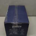 Ganiza Food Processor, 2-Speed Food Chopper Meat Grinder with 8 Cup Stainless Steel & 8 Cup Glass Bowls, Upgraded Button & Smart Overheat Protection Light - Includes Clean Brush, 2 Sets of Blades (Silver)