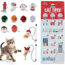 Buddy Buddy 12 Day Festive Whisker Wonderland Advent Calendar Surprise Each Day For 12 days Winter Wonderland Gift Box for Cats, with Catnip-Infused Delights, Plush Crinkle, Balls, and More