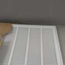 HVAC Premium 30" X 18" Steel Return Air Filter Grille for 1" Filter - Fixed Hinged - HVAC DUCT COVER - Flat Stamped Face - White [Outer Dimensions: 32 5/8"w X 20 5/8"h]