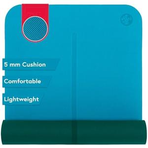 Manduka Begin Yoga Mat 68" - 5mm Cushioning | Comfortable, Lightweight & Reversible with Alignment Stripe | Budget-Friendly | 68 x 24 inches