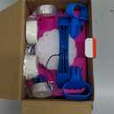 Balloon Pump Electric Party Decorations - Electric Balloon Pump for Balloon Arch Kit, Portable Dual Nozzle Balloon Inflator (Rose Red)