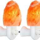 Spantik Pink Himalayan Salt Lamps - Hand Carved, Natural Night Lights for Bedrooms and Home Decor