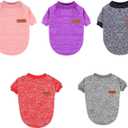2 Pack Dog Sweaters for Small Dogs & Cat Soft Cute Winter Puppy Clothes