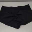 Women's Booty Shorts-High Waist V Back Yoga Shorts- Spandex Dance Hot Pants Butt Lifting Rave Bottoms XL