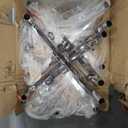 CangLong Clear Dining Chairs Set of 4, Modern Kitchen Acrylic Chairs with Transparent Seat, Plastic Accent Side Chair with Metal Legs, for Kitchen, Dining & Living Room, Ash Transparent