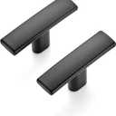 Ravinte 25 Pack 1-3/4 inch Curved Cabinet Pulls Matte Black Kitchen Cupboard Handles Cabinet Handles 1.75Length