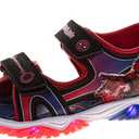 Disney Kids Cars Toy Story Mickey Spiderman Sonic Sandal LED Light Up Slides Toddler/Little Kid/Big Kid