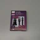 Philips Dual USB Car Charger, with USB-A/USB-C Charge Cable