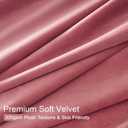108 Inches Long Dusty Pink Velvet Curtains for Living Room Large Window Elegant Modern light blocking Pinch Pleated Drapes With Hooks & Back Tab,Girl Room/Nursery,40x108 Inches,2 Panels 9 FT