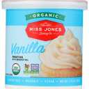 Miss Jones Baking Organic Buttercream Frosting, Perfect for Icing and Decorating, Vegan-Friendly: Vanilla (Pack of 1)