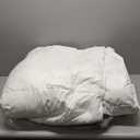 Globon Ultra-Soft Lightweight Down Feather Comforter California King Size,Breathable Thin Blanket Duvet Insert for Hot Sleeper/Warm Weather,Noiseless Shell,700 Fill Power with Corner Tabs,White