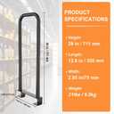 Cart Handle Dolly Converter 12.8 Inch Width x 28 Inch Height Multifunctional Converter Arms 500LBS Capacity Panel Dolly Handling Equippment， Mattress Mover