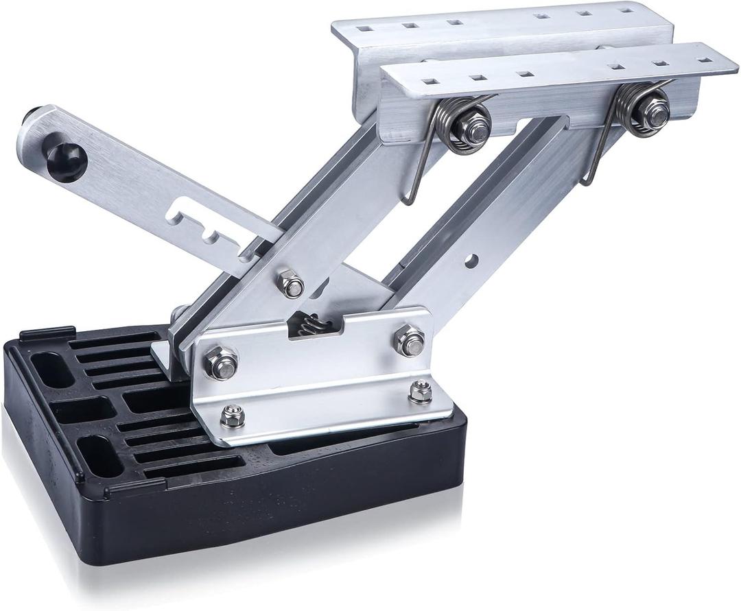 Marinebaby Boat Outboard Motor Bracket, Aluminum Boat Engine Support 20 HP