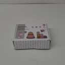 Nueplay 13 Pcs Building Circle & Blocks, Stacking & Nesting Baby Toys with Horse Figure, Newborn Essentials Squeeze Teething Toy Gifts for 6 12 18 Months Baby Toddler Girls