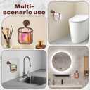 Vintage Bronze Toilet Paper Holder Wall Mount, Antique Brass Toilet Roll Wire Basket, Bathroom Roll Tissue Storage, Dispenser Tissue Paper Roll Holder for Bathroom Storage, Bronze