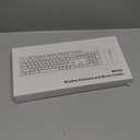 Wireless Keyboard and Mouse Combo, Full-Size Silent Ergonomic Keyboard and Optical Mouse, Long Battery Life, 2.4GHz Lag-Free Cordless Mice Keyboard for Computer, Mac, Laptop, PC, Windows (Black)