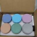 DRKIO 6 Pack Glass Baby Food Storage Containers - 4 Oz Baby Food Jars with Lids Baby Food Maker Microwave Dishwasher Freezer Safe 100% Leak Proof BPA Free Reusable