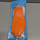 Insoles for Women Man,Cloud Soles for Men Women,4D Cloud Soles for Men,Anti Fatigue, Shock Absorption, Foot Pain Relief (Orange 6.5-11