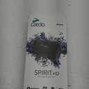 Cardo Systems Spirit HD Motorcycle Bluetooth Communication Headset, 2-Way Bluetooth, Thin 40mm Speakers, Waterproof, Universal Connectivity - Single Pack