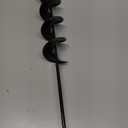 3" x 24" Garden Auger Drill Bit for Planting and Post Hole Digging - Upgraded Spiral Design, Solid Shaft - Hex Driver Drill Compatible (Black)