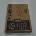 TEAMIX 20 Inch Monitor Stand Riser, Black Desktop Stand for PC/TV/Laptop/Printer, Wood Monitor Riser with Storage, Computer Stand Keyboard Organizer