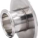 DERNORD Sanitary Concentric Reducer Tri Clamp Clover Stainless Steel 304 Sanitary Fitting End Cap Reducer (Tri Clamp Size: 4 inch x 2 inch)