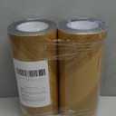 2 Rolls Cover 40 Sq.Ft Peel and Stick Vinyl Flooring Roll Tile 11.8” x 236”, Self Adhesive Floor Wood Grain Linoleum Flooring Roll Tile DIY for Kitchen, Bathroom, RV, Light Brown Herringbone