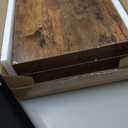 QEEIG Floating Shelves for Wall 23.6" Long - Wall Mounted Shelf Bathroom Kitchen Living Room Bedroom Farmhouse Home Decor Display Bookshelf Large 23.6 x 9.3 inch Set of 2, Rustic Brown (008-60BN)