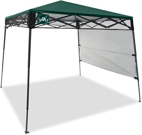 YOLI LiteTrek 36 7'x7' Instant Canopy with Forest Green Top and Cool Gray Frame