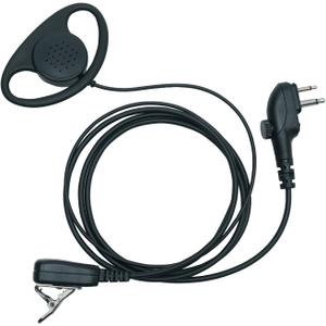 TC508 D Shape Headset Earpiece with Mic Ptt Compatible with HYT Hytera BD502 BD502i PD502 PD562 TC580 Walkie Talkie Two Way Radio