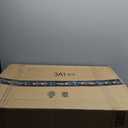 KSIIA Orthopedic Dog Bed Dog Crate Bed Waterproof for Large Dogs Deluxe Plush Washable Pet Mat with Egg Crate Foam & Removable Cover, 35 x 22 Inch, Gray