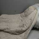 Andency King Size Comforter Set Beige, 3 Pieces Boho King Bedding Comforter Set Cream, All Season Soft Lightweight Tufted Textured Down Alternative Comforter Fluffy Bed Set (King (104"x90"))