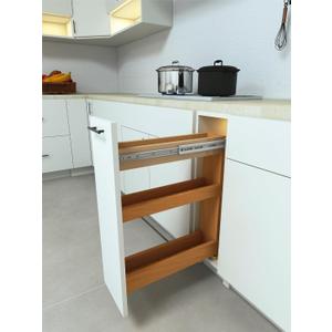 ELYSIAN New 5 inch Width Pull Out Kitchen Slim Storage Cabinet Spice Rack Home Organizer 2025