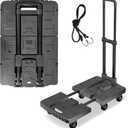 Convertible Hand Truck 550lbs Folding Dolly Cart, 6 Wheel Platform Cart