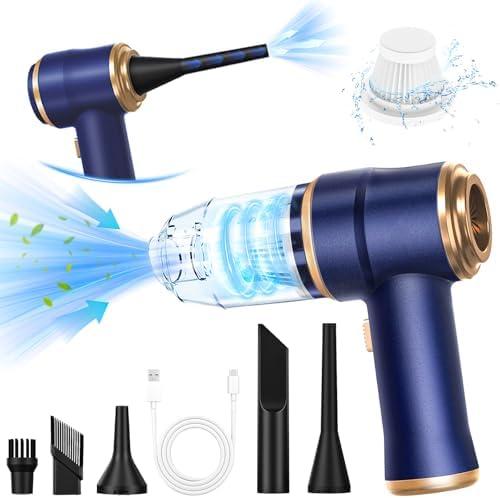 BELIBUY Handheld Car Vacuum Cleaner, Portable Cordless Mini Vacuums with Multi-Nozzles, High Power Dry Hand held Vacuum for Car, Computer, Sofa, Office, Pet, Home
