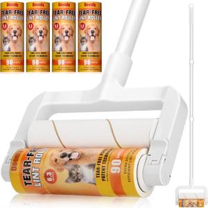 2025 Automatic Recycling Lint Roller, Tear Free Large Lint Rollers for Pet Hair Extra Sticky with 360 Sheets, Dog Hair Remover for Couch Laundry Floor