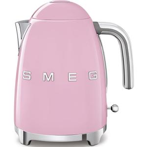 SMEG 50's Retro Style Electric Water Kettle with Automatic Shutoff, Removable Base, and Water Indicator, KLF03PKUS, Pink SMEG 50's Retro Style Electric Water Kettle with Automatic Shutoff, Removable Base, and Water Indicator, KLF03PKUS, Pink