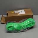 Synthetic Winch Rope 3/8'' x 50ft 13, 348 Lbs Synthetic Winch Line Cable Rope with Protective Sleeve for Off Road Vehicle 4WD SUV Truck ATV UTV SUV(Green)