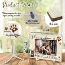 Nrleey French Bulldog Picture Frame 4x6 - French Bulldog gifts, Frenchie Gifts for Women, Dog Picture Frame