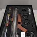 Kollea Gifts for Men Dad, Whiskey Decanter Sets,  Decanter Set with 4 Bullet Glasses & Sighting Telescope, Boyfriend Birthday Present, Dispenser for Bar, Anniversary - 22 oz, Christmas