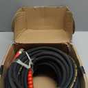 Hourleey Kink Resistant Pressure Washer Hose 100FT, High Tensile Wire Power Washer Hose with 3/8 Inch Quick Connect, 4000 PSI