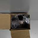 Ausemku Shower Curtain Rod 32-80 Inch Adjustable - 1 Inch Diameter Heavy Duty No drill Spring Tension Shower Rod, Non-Slip Rustproof Telescopic Rod for Bathroom, Brown