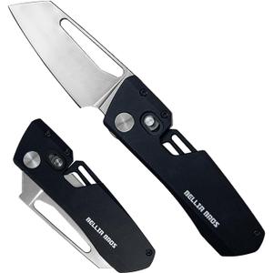 EDC Aluminium Alloy Folding Utility Knife with 2.56" Box Cutter Pocket Knife with Clip